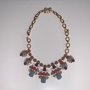 JCREW multi color statement necklace